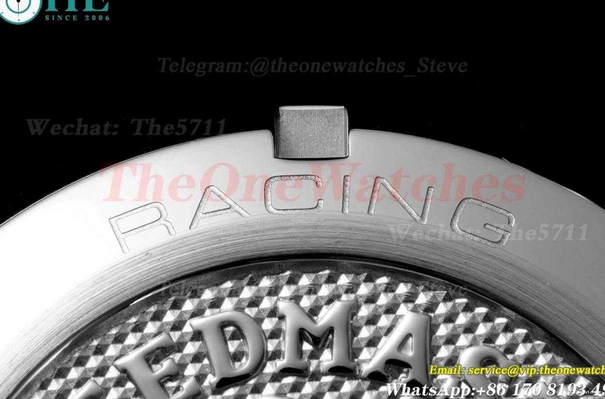 A7750 Racing Master SS 40mm Speedmaster White Dial HKF SS 0125